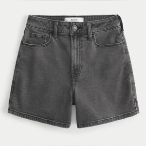 Hollister ultra high rise 90s grey black shorts womens size 30